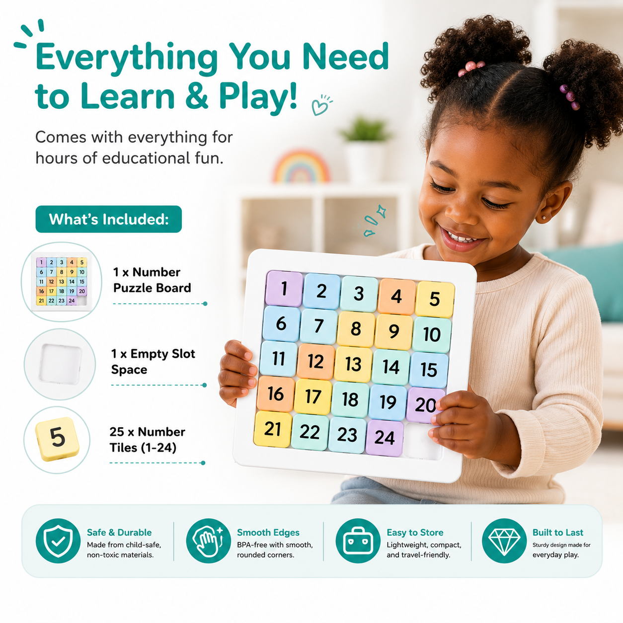 Number Puzzle Board
